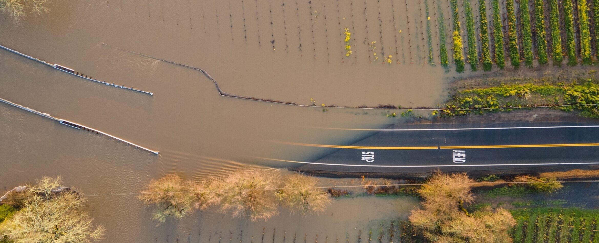 California Flooded roadway